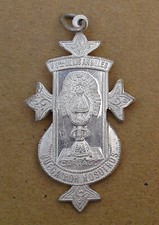 Pilger Medaillon - Heiliger Franziskus /Gnadenbild Los Angeles Cartago- (BD114)