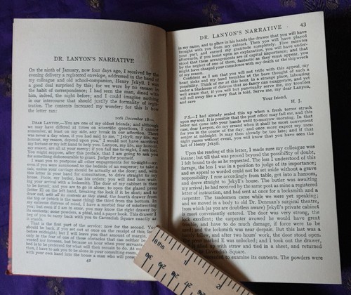 Dr. Jeckyll And Mr. Hyde & The Merry Men ~R.L.Stevenson 1932 Hardback +Dustcover - Imagen 12 de 22