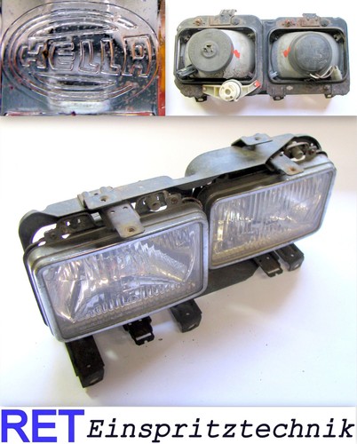 Scheinwerfer links HELLA Audi 200 Typ 43 Bj 1980 komplett & original - Bild 1 von 3
