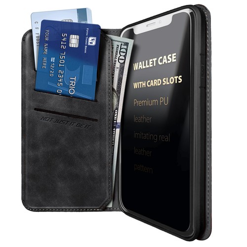 Pour Samsung Galaxy A51/A51 5G étui portefeuille cuir porte-carte à rabat magnétique - Photo 13 sur 13