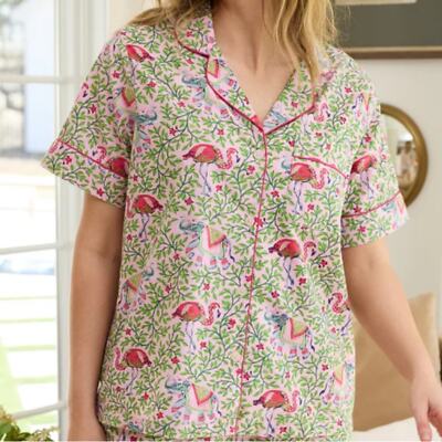 PRINTFRESH Flamenco Pajama Top XXS