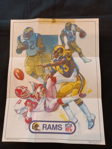 1982 Kellogg's NFL Super Bowl Sweepstakes mini posters RARE - Picture 5 of 6