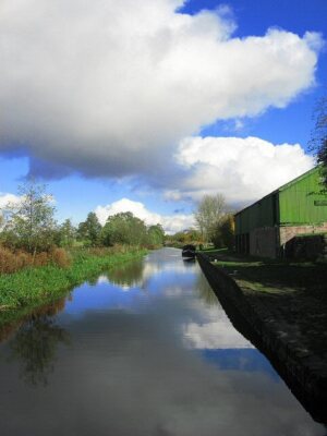 Photo 6x4 Montgomery Canal Queen's Head Plenty of mooring for visiting bo c2007