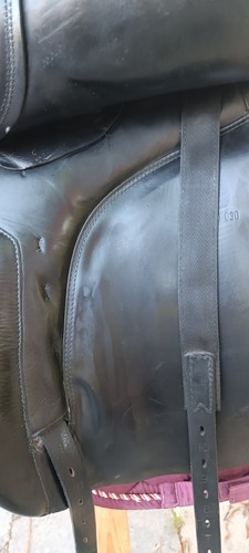 Sehr gut gepflegter Prestige Dressursattel Venus 17,5, Hersteller Nr Siehe Bild, - Bild 4 von 17