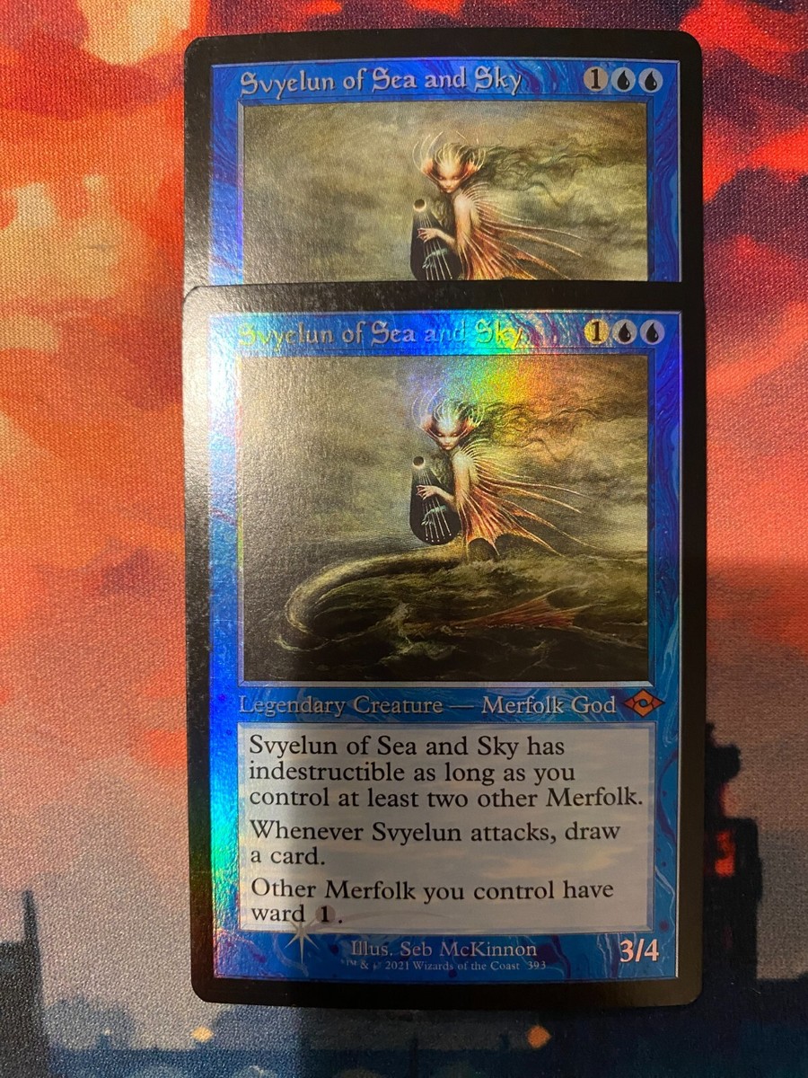 MTG Modern Horizons 2 Svyelun of Sea and Sky Retro Frame Foil x 2