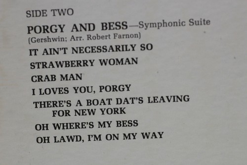 Gershwin Porgy and Bess - Robert Farnon, London Festival Orchestra - Imagen 5 de 5