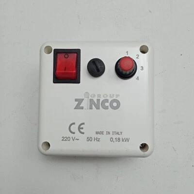 ZINCO GROUP Potenziometro regolatore a 4 velocità per aspirafumi elettrico
