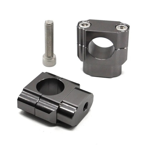 22mm 28mm CNC Moto Universal HandleBar Handle Fat Bar Risers Mount Clamp Adaptor - Picture 33 of 35
