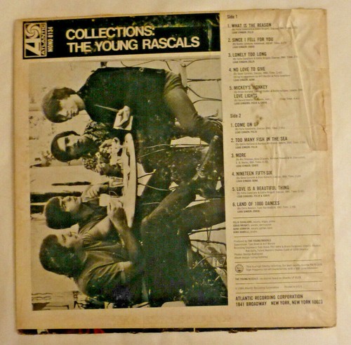 Collections: The Young Rascals 1966 1st Press Error Label & Jacket Atlantic 8134 - Picture 4 of 12