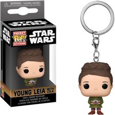 Star Wars - Young Leia With Lola - Llavero Funko Pocket POP! Llavero