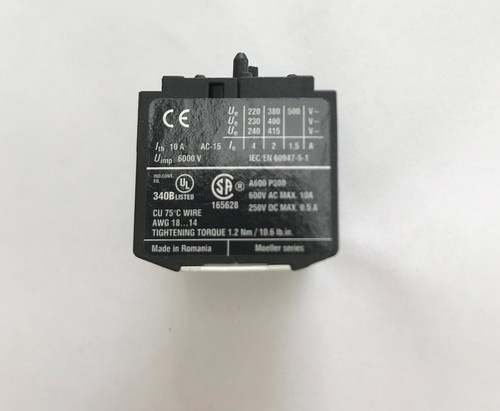 Eaton Front Mount Auxiliary Contact 4NC 04DILEM - Picture 2 of 3
