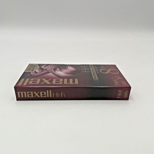 Maxell T-160 Professional Hi-Fi VHS Tapes - NEW - SEALED - Picture 3 of 6