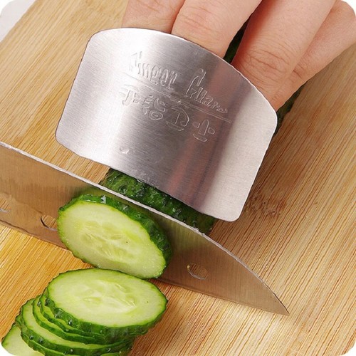 3x Edelstahl Küchenwerkzeug Hand Finger Schutz Messer Schneiden Scheibe Sicher Guar♡