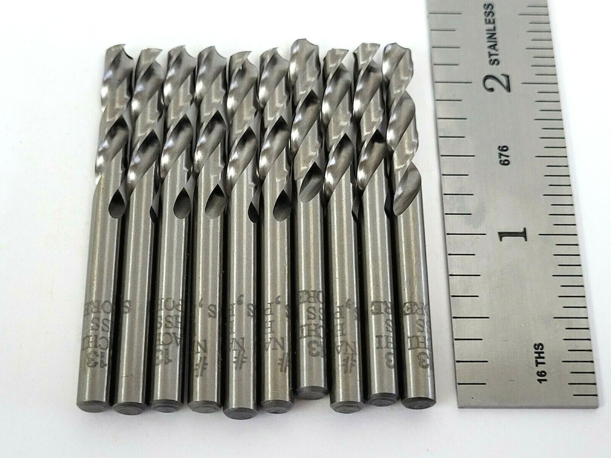 13 (.1850) DRILLS HSS SCREW MACHINE BRIGHT 118° NACHI L561