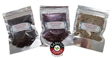 Kampot Gourmet Pepper From Cambodia - Trifecta - Red, Black, White 60 Grams Each