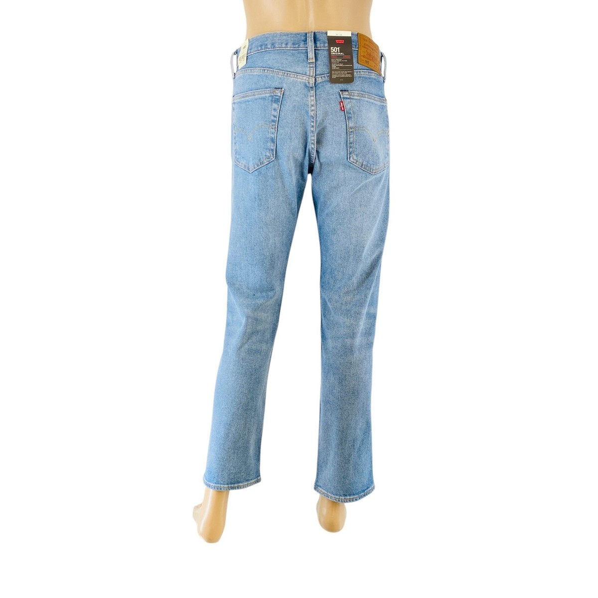 Levi's 501 ブルーデニム　W32 L30/653 LEVI'S 501 Jeans Men's W32/L32 Straight Leg Whiskers Faded