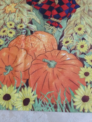 Toland Thanksgiving, Pumpkin, Sharecrow Garden Flag 24" x 35" - Picture 2 of 5