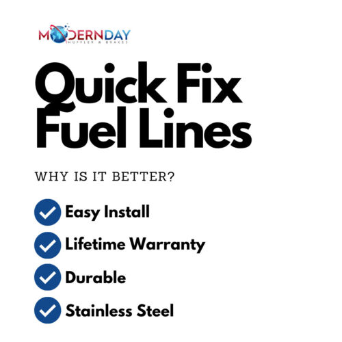 88-'95 GMC K1500 Quick Fix Complete Fuel Line Kit Reg Cab/Long Bed-555-13547 - Bild 5 von 6