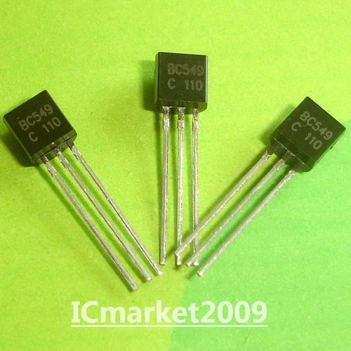 100 PCS BC549C TO-92 BC549 NPN General Purpose Transistors - Picture 1 of 2
