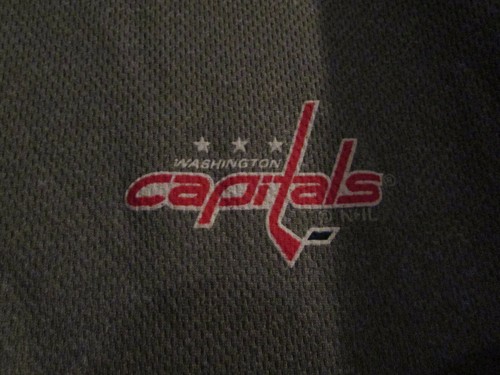 NHL Washington Capitals Caps Mens Long Sleeve Gray Half Zip Thermal Shirt 2XL - Picture 2 of 4