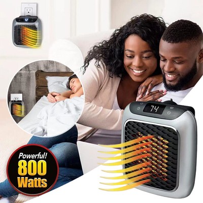 Mini Heater Electric Electric Fan Plug In Wall Heater Indoor Room Space  Warmer◁ | eBay
