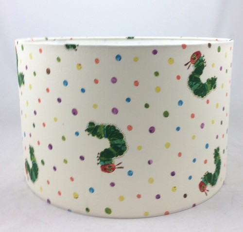 Pantalla de lámpara hecha a mano en el Reino Unido - tela de oruga muy húngara - Imagen 1 de 2