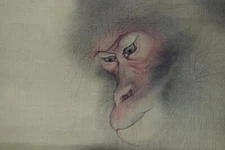 JAPANESE HANGING SCROLL MORI SOSEN KAKEJIKU ANTIQUE VINTAGE