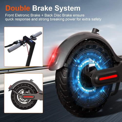 LADPED LP80 ERWACHSENE ELEKTRO SCOOTER 350W Motor LANGE REICHWEITE 30KM 31KM/H E-SCOOTER - Bild 6 von 12