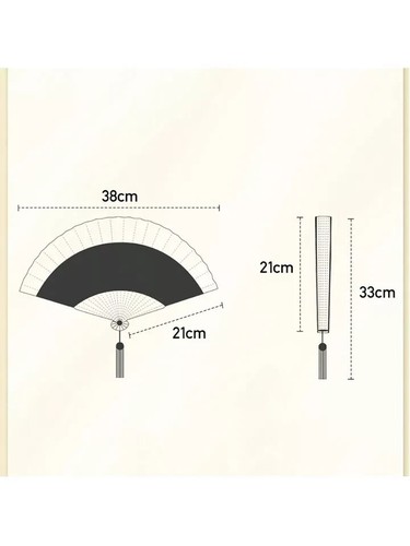 1pc Folding Fan Chinese Style Bamboo Fan Hand Held Silk Wedding Party Fans UK - Picture 37 of 95