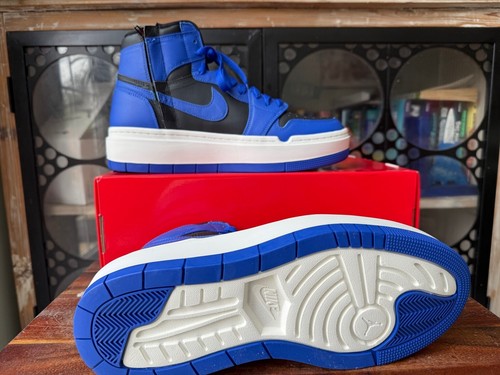 Nike Dunk High Unisex Royal Blue/Black Size 9 UK no lid on box - Picture 4 of 5