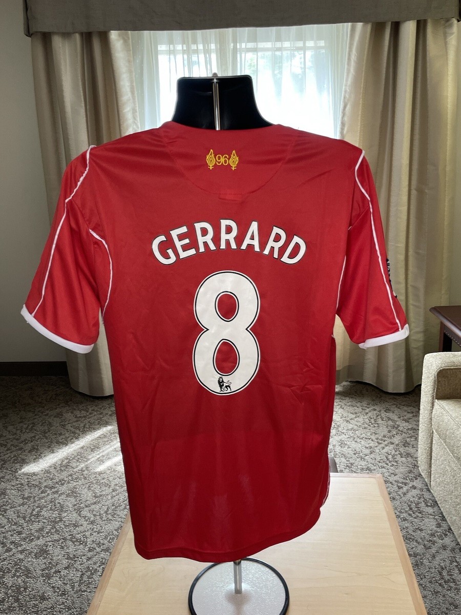 Liverpool Football Club Standard Chartered # 8 GERRARD XL Liverpool Football Club Standard Chartered # 8 GERRARD XL