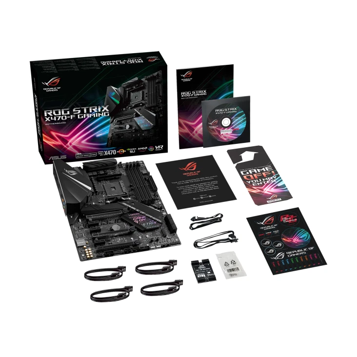 ASUS ROG ROG STRIX X470-F GAMING for 2nd/3rd Gen Ryzen CPUs AMD AM4 Motherboard | eBay ASUS ROG ROG STRIX X470-F GAMING for 2nd/3rd Gen Ryzen CPUs AMD AM4 Motherboard | eBay