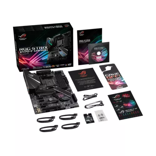 ASUS ROG ROG STRIX X470-F GAMING for 2nd/3rd Gen Ryzen CPUs AMD AM4 Motherboard - Picture 1 of 6