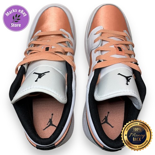 Nike Air Jordan 1 Low DM8960-801 Lt Madder Root / Black-White 6Y - Picture 6 of 12