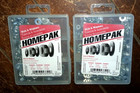 Lot of 2 Homepak Nuts & Washers: 8-32, 10-24, 1/4-20, #8 SAE, #10 SAE & 1/4 SAE