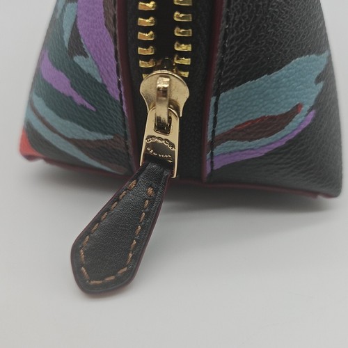 Coach F15274 Landscape Print Limited Edition Accordion up Make Up Wallet Bag - Picture 6 of 9