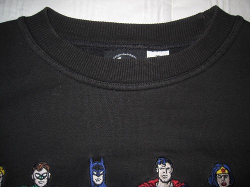 DC MARVEL VTG 90'S EMBROIDERED BATMAN AND ROBIN JUSTICE LEAGUE BOYS SWEATSHIRT - Picture 7 of 12