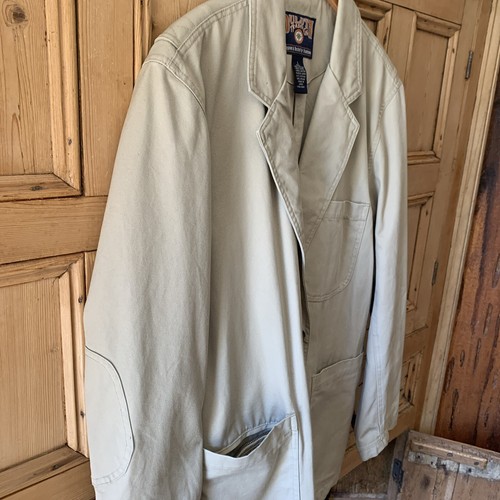 Abrigo deportivo de lona Duluth Trading Company beige algodón L - Imagen 5 de 10