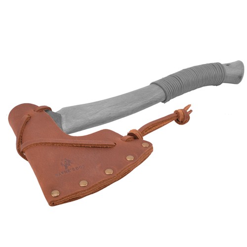 Leather Hatchet Holster Axe Blade Cover Sheath Camping Axe Sleeve Protector - Picture 8 of 45