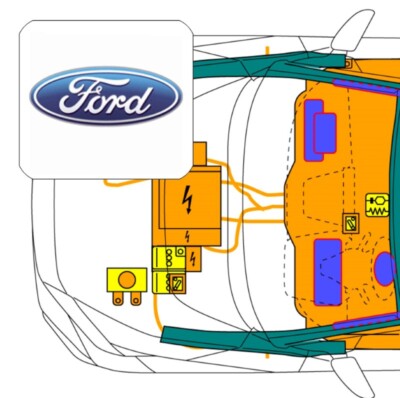 QR-Code, für Ford Tourneo Custom PHEV-HEV (1.0L EcoBoost) (09/2019)