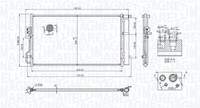 Magneti Marelli 350203101100 Kondensator, Klimaanlage FüR Hyundai KIA