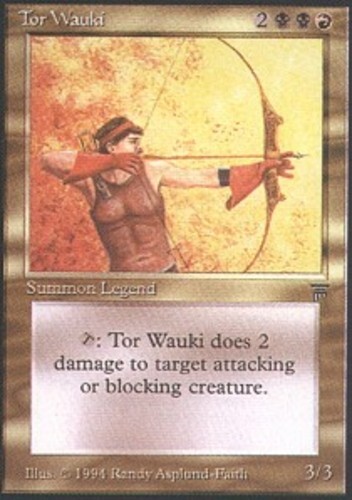 MTG magic cards 1x Tor Wauki Legends Moderate Play, English - Picture 1 of 1