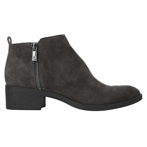 Ladies' Suede Ankle Booties Asphalt 