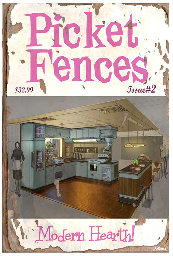 Picket Fences - Modern Hearth - Fallout 4 Poster | eBay