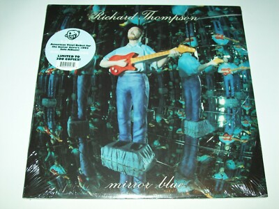 RICHARD THOMPSON - MIRROR BLUE RARE NEWBURY COMICS BLUE VINYL DOUBLE LP ONLY 300