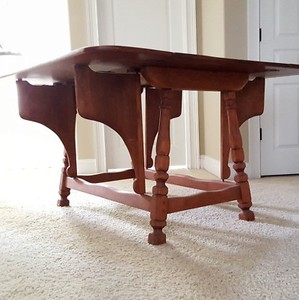 Details About Cushman Colonial Erfly Drop Leaf Solid Maple Table Rare Unique Great Color Details About Cushman Colonial Erfly Drop Leaf Solid Maple Table Rare Unique Great Color