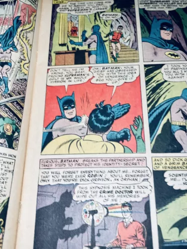 DC WORLD'S FINEST COMICS #153 BATMAN SLAPS ROBIN INTERNET MEME ORIGIN 1965