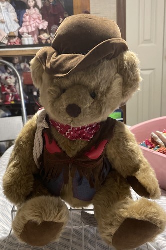 DUDE The Olde West 16" Plush Stuffed Jointed Cowboy Teddy Bear RUSS BERRIE - Picture 8 of 8