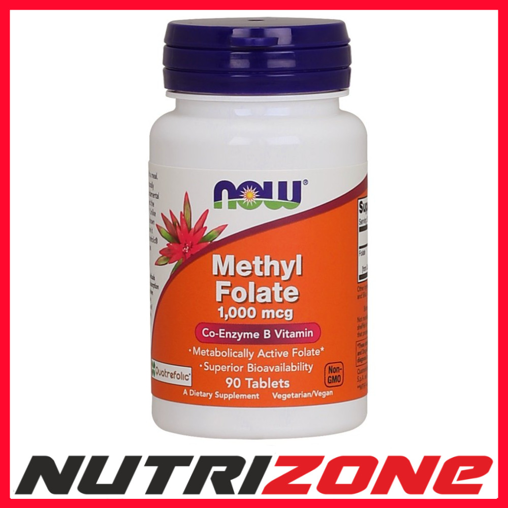 Now Foods Methyl Folate 1000mcg - 90 tablets