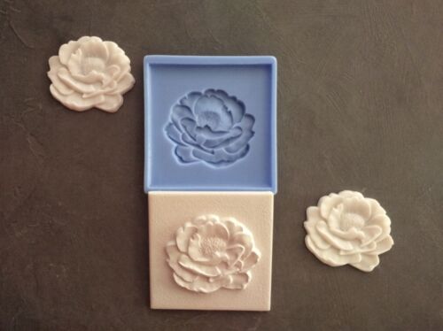 Stampo in silicone per piastrelle 3d con fiore, stampo per resina, stampi per calcestruzzo, - Foto 3 di 4